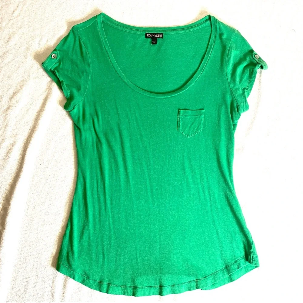 Express green T-shirt size SP